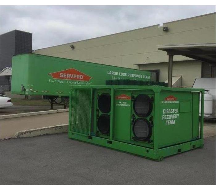Two Disaster Recovery Large Loss Trailers From SERVPRO